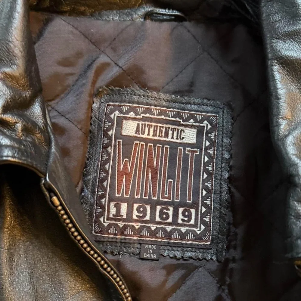 Men's Black Leather Jacket